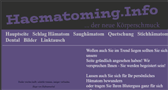 Desktop Screenshot of haematoming.info