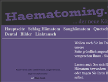 Tablet Screenshot of haematoming.info